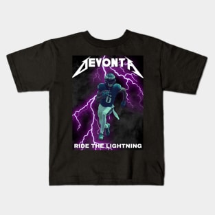 Devonta Smith - Ride The Lightning Kids T-Shirt